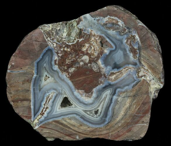 Dugway Geode (Polished Half) #67506